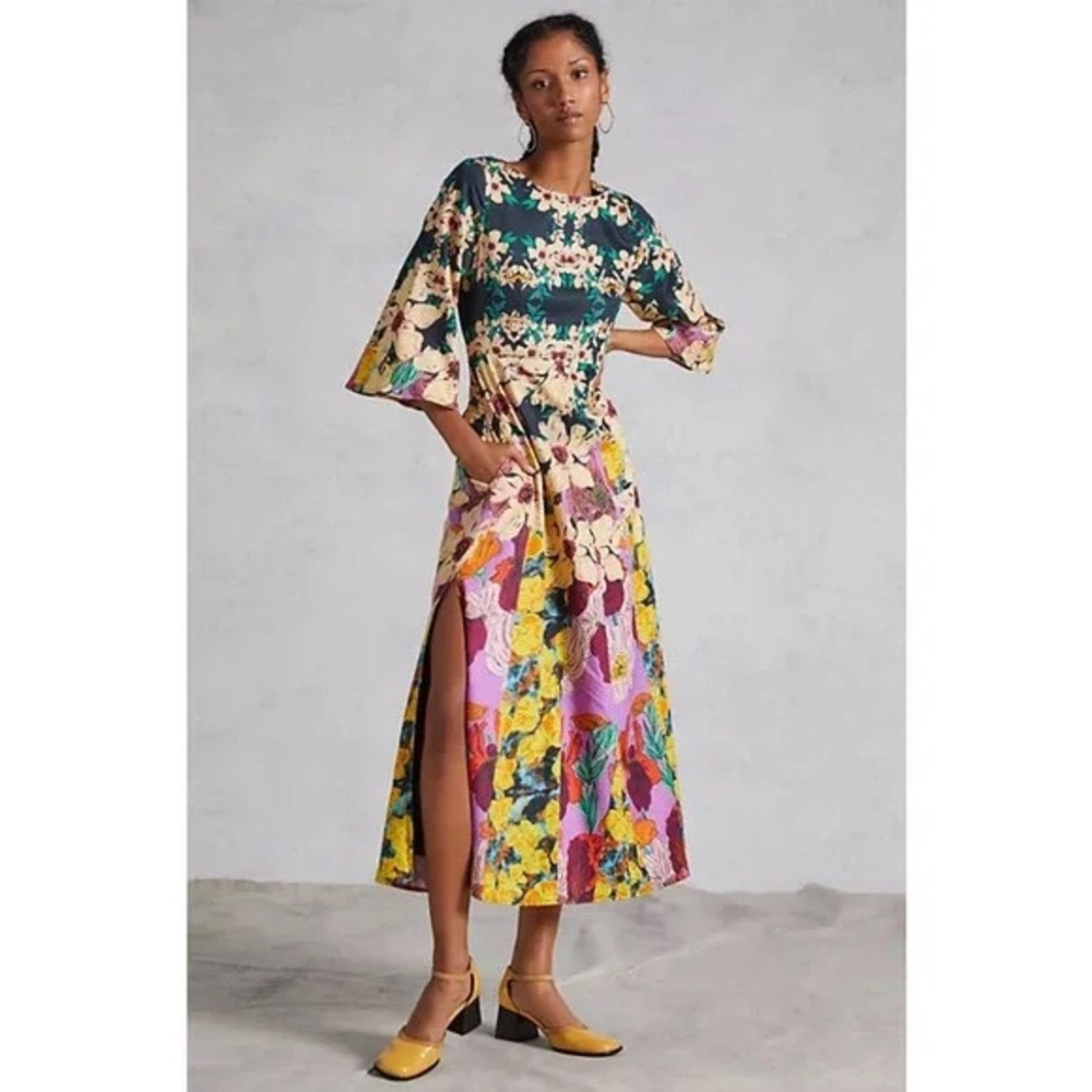 Anthropologie x Roopa Pemmaraju Floral Maxi Dress